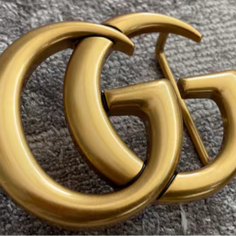 Gucci Gold GG Belt Buckle
